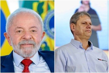 Quaest: Lula lidera todos os cenários e Tarcísio ganha força na oposição no 2º turno -  (crédito: Ricardo Stuckert/PR e Célio Messias/Governo de SP)