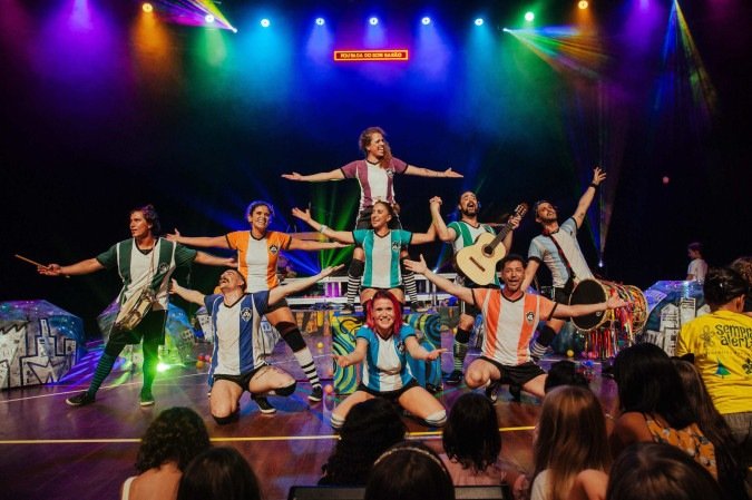 Agrupação Teatral Amacaca apresenta musical 'Os Saltimbancos' - (crédito: Tatiana Reis) Agrupação Teatral Amacaca apresenta musical 'Os Saltimbancos' - (crédito: Tatiana Reis)