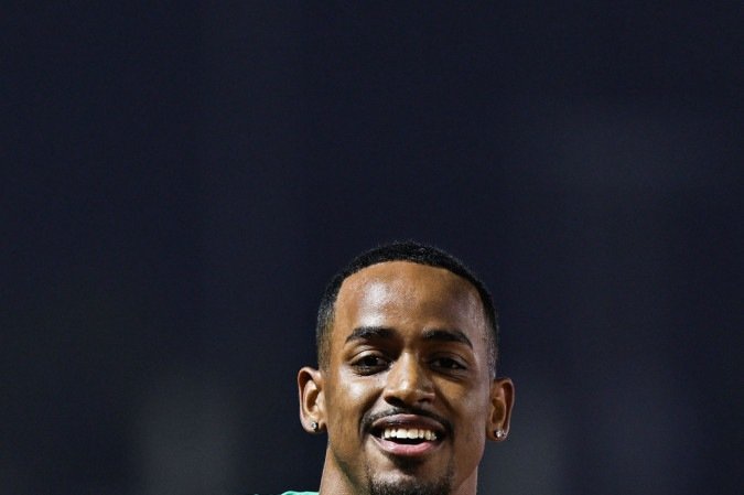  2025.08.20 - Jogos Pan-Americanos J..nior Assun....o 2025 - Atletismo - 400m masculino - Vinicius Galeno do Time Brasil conquista a medalha de bronze. Foto: Ana Patricia/COB.
    