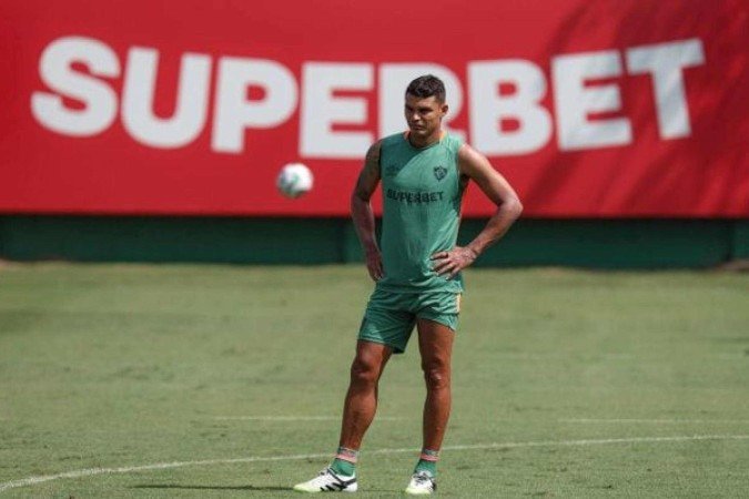 Thiago Silva pode voltar contra o Bragantino - (crédito: Foto: Marcelo Gonçalves / Fluminense FC) Thiago Silva pode voltar contra o Bragantino - (crédito: Foto: Marcelo Gonçalves / Fluminense FC)