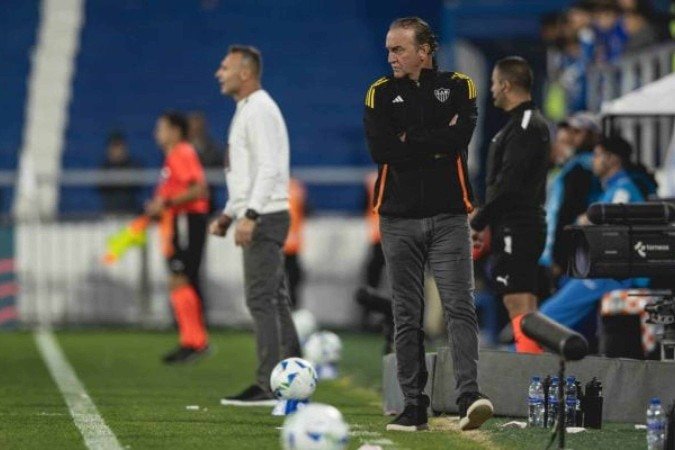 Treinador teve papel fundamental na classificação do Galo na Copa Sul-Americana -  (crédito: Foto: Pedro Souza / Atlético)