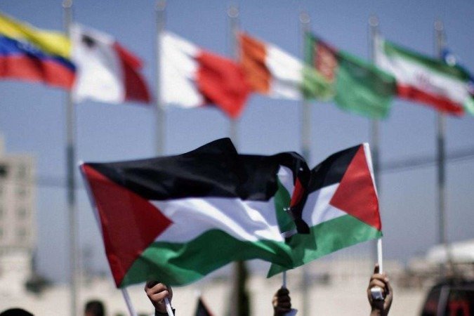 França será o terceiro membro permanente do Conselho de Segurança da ONU a reconhecer o Estado Palestino  -  (crédito: AFP via Getty Images)