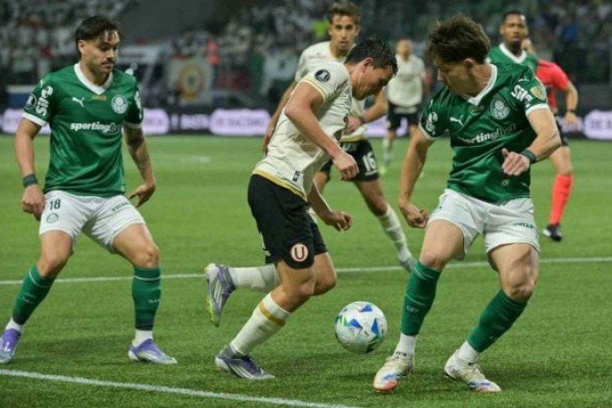 Palmeiras enfrentou Universitário pela volta das oitavas da Libertadores. Desta vez peruanos fizeram jogo duro - (crédito: Foto: Divulgação / Conmebol) Palmeiras enfrentou Universitário pela volta das oitavas da Libertadores. Desta vez peruanos fizeram jogo duro - (crédito: Foto: Divulgação / Conmebol)