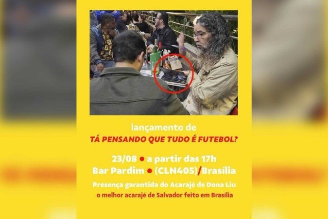 O lançamento ocorreu no Bar Pardim, na CLN 405 - (crédito: Redes sociais) O lançamento ocorreu no Bar Pardim, na CLN 405 - (crédito: Redes sociais)