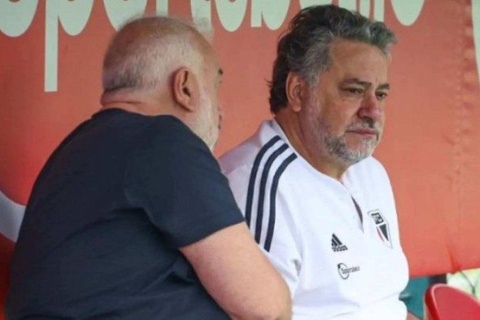 Casares e Belmonte vivem racha político no São Paulo  -  (crédito:  Foto: Reprodução/Instagram)