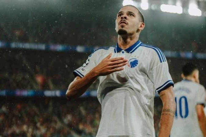 Gabriel Pereira marcou gol decisivo pelo Copenhagen - (crédito: Foto: Divulgação) Gabriel Pereira marcou gol decisivo pelo Copenhagen - (crédito: Foto: Divulgação)