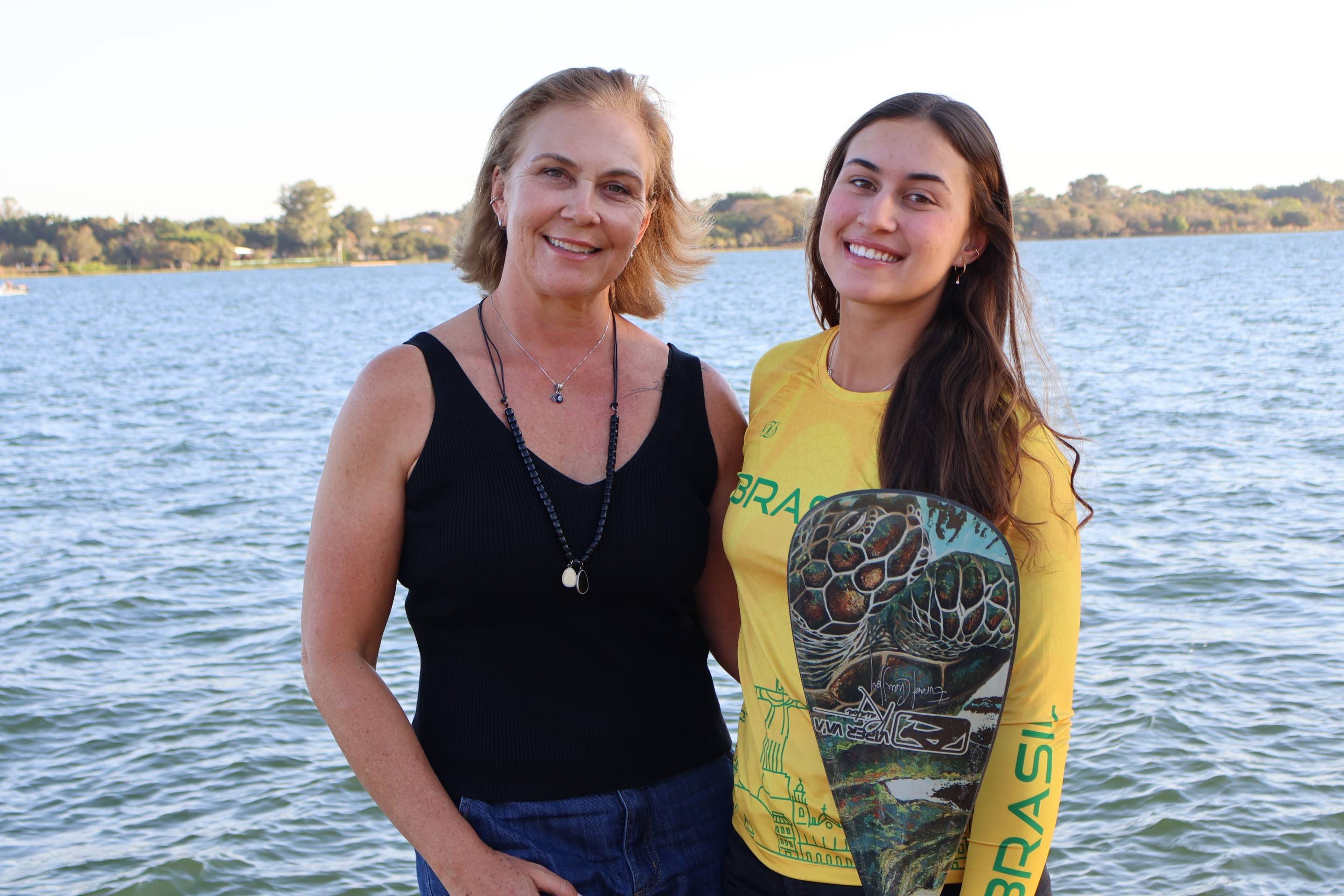  21/08/2025 Bruna Gaston CB/DA Press. Mariana Daufenbach de Moura e mãe Luciane Daufenbach. vice-campeã  por equipe no Campeonato Mundial de Vaa 2025       