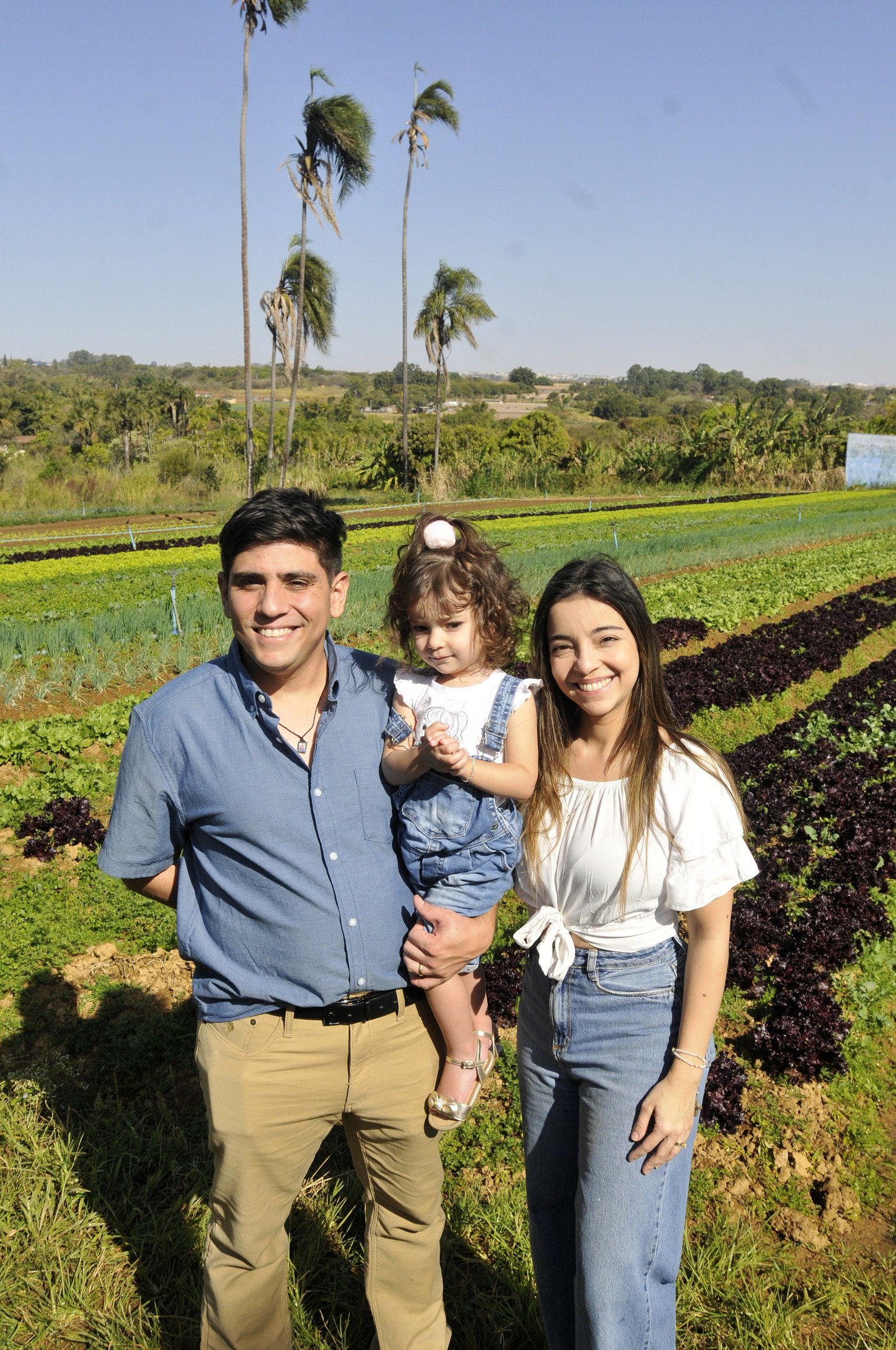  Leandro e Marcela Gontijo, com Maria Cecília: negócio familiar