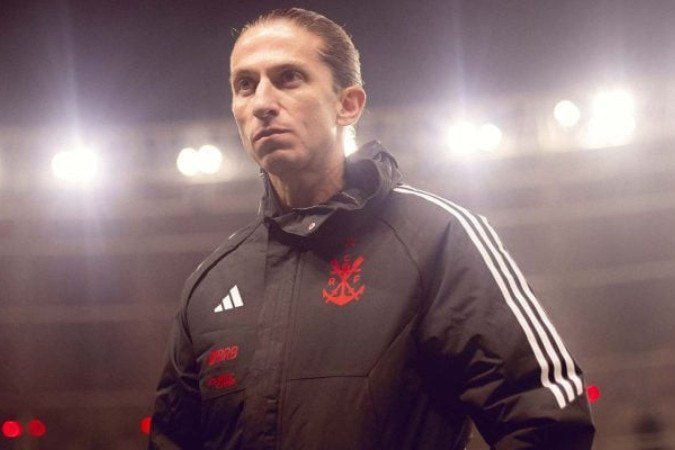 Filipe Luís no comando do Flamengo contra o Internacional - (crédito: Foto: Adriano Fontes/Flamengo) Filipe Luís no comando do Flamengo contra o Internacional - (crédito: Foto: Adriano Fontes/Flamengo)