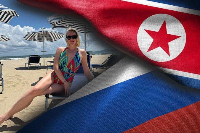 Foto da Agência Central de Notícias da Coreia (KCNA, na sigla em inglês) mostra uma vista aérea da Zona Turística Costeira de Wonsan Kalma - (crédito: KCNA) Foto da Agência Central de Notícias da Coreia (KCNA, na sigla em inglês) mostra uma vista aérea da Zona Turística Costeira de Wonsan Kalma - (crédito: KCNA)