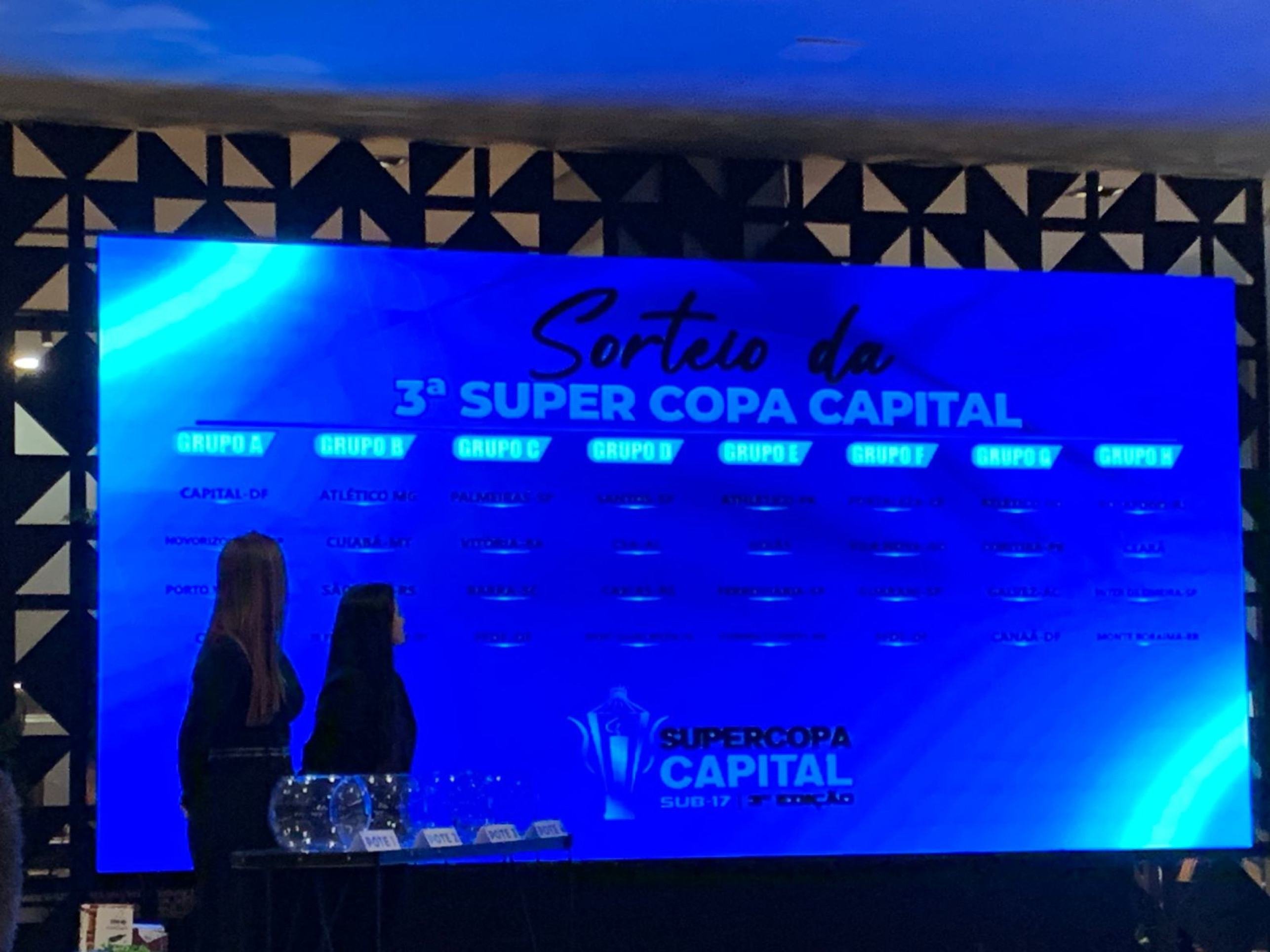 Supercopa Capital Sub-17 2025: conheça os 32 times e os oito grupos