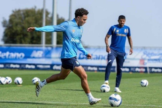 Jogadores do Porto durante treinamento da equipe - (crédito: Foto: Divulgação) Jogadores do Porto durante treinamento da equipe - (crédito: Foto: Divulgação)
