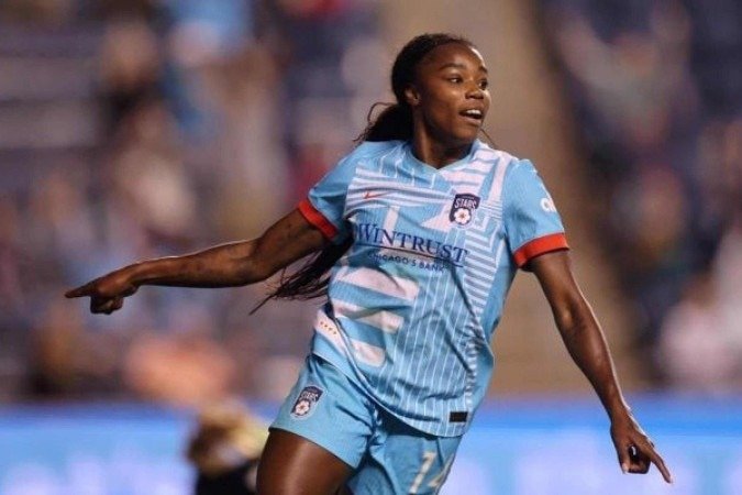 Ludmila joga pelo Chicago Stars - (crédito: - Divulgação/NWSL) Ludmila joga pelo Chicago Stars - (crédito: - Divulgação/NWSL)