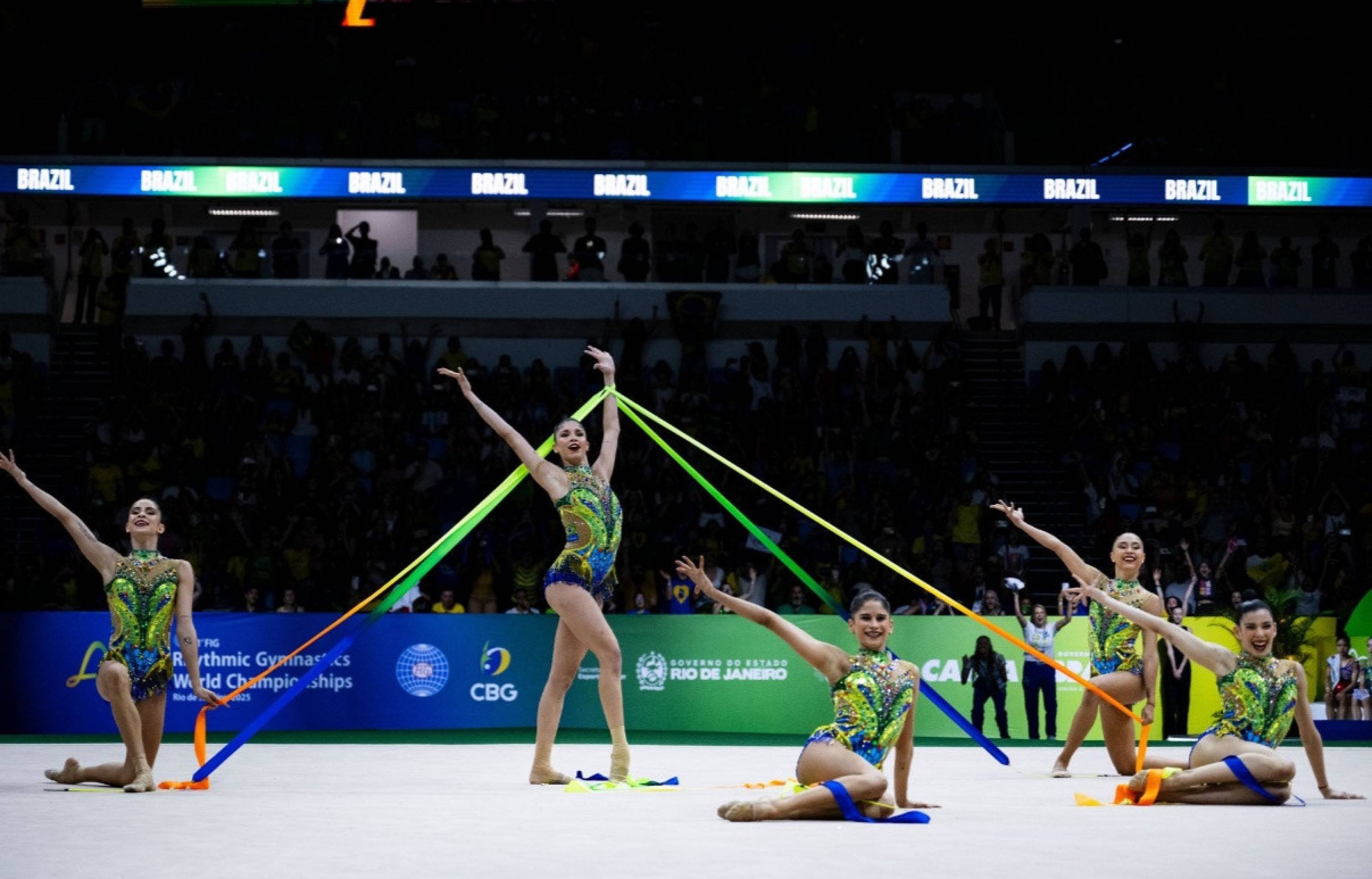 Brasileiras conquistam medalha inédita no Mundial de Ginástica Rítmica