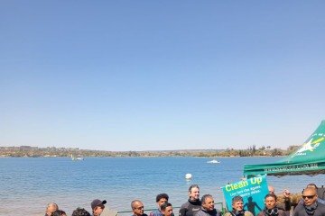 Mergulhadores se mobilizaram para a retirada de lixo e resíduos sólidos do Lago Paranoá 