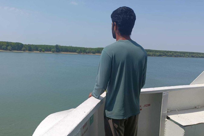 Tripulação do navio Nirvana foi abandonada e ficou sem comida adequada  -  (crédito: BBC)