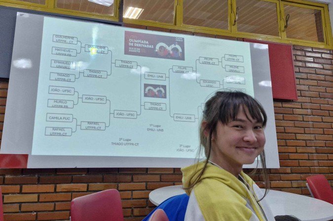 Aos 19 anos, estudante da UnB é a 1ª campeã da Olimpíada de Derivadas