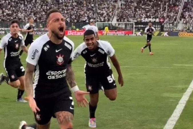 Maycon foi o aturo de um dos gols da vitória do Corinthians sobre o Vasco -  (crédito: Foto: Reprodução / Corinthians)