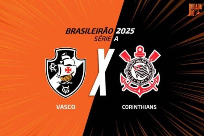 Vasco e Corinthians é um duelo de titãs que rolará neste domingo em São Januário - (crédito: Foto: Arte Jogada10) Vasco e Corinthians é um duelo de titãs que rolará neste domingo em São Januário - (crédito: Foto: Arte Jogada10)