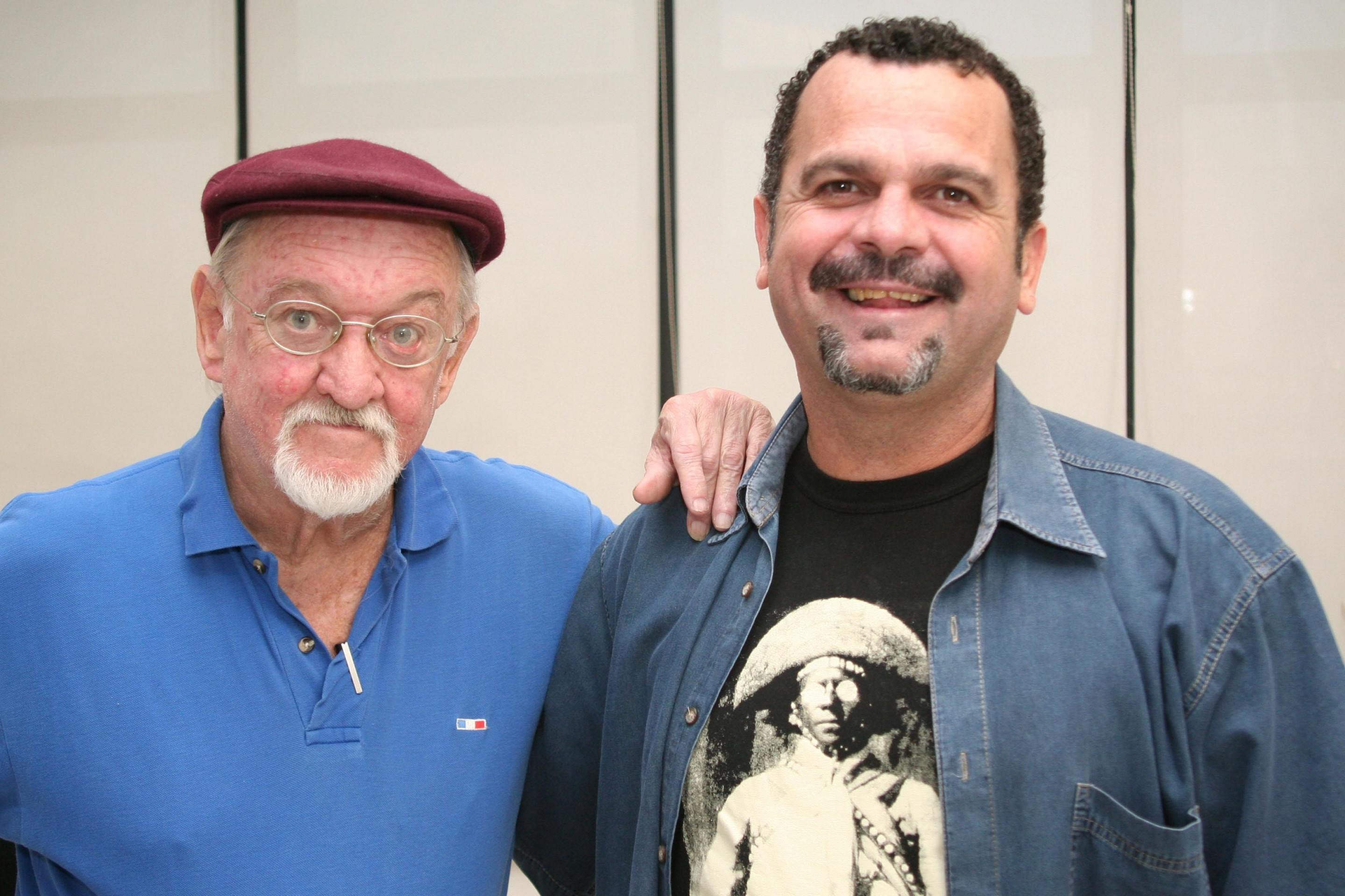 Visita do cartunista Jaguar a Brasília em 2005