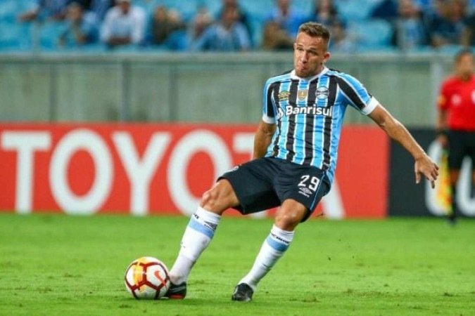 Arthur volta ao Grêmio para sua segunda passagem pelo clube que o revelou -  (crédito: Foto: Reprodução de video / X)