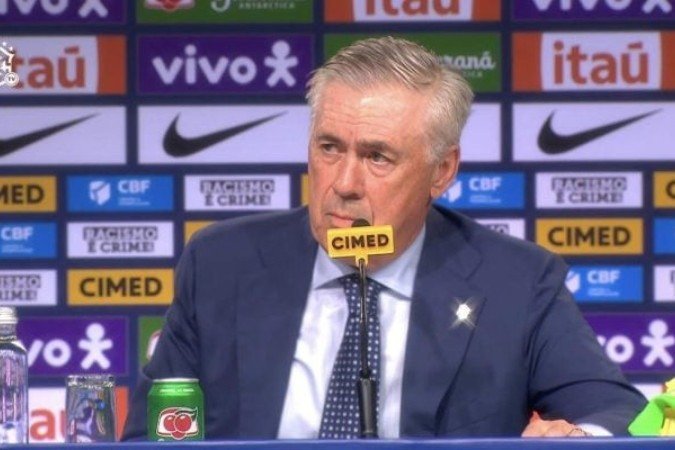 Ancelotti convoca Seleção Brasileira para jogos das Eliminatórias -  (crédito: Foto: Reprodução/CBF)
