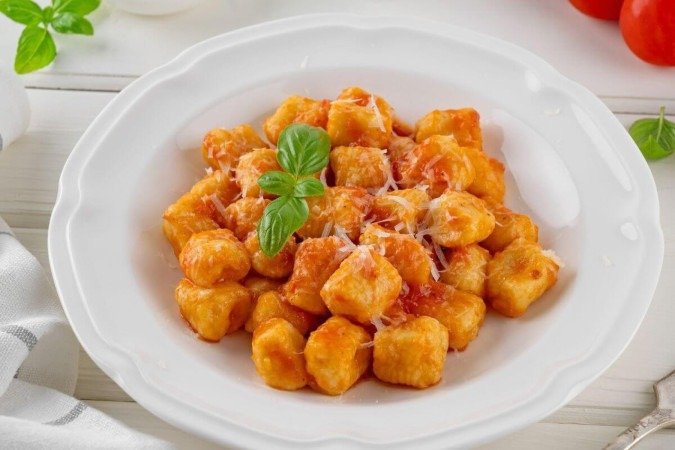 Nhoque de batata com aveia (Imagem: irina2511 | Shutterstock) - (crédito: EdiCase) Nhoque de batata com aveia (Imagem: irina2511 | Shutterstock) - (crédito: EdiCase)