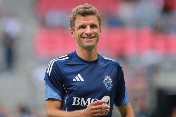 Thomas Müller em ação pelo Vancouver Whitecaps - (crédito: Foto: Elizabeth Ruiz / Getty Images) Thomas Müller em ação pelo Vancouver Whitecaps - (crédito: Foto: Elizabeth Ruiz / Getty Images)