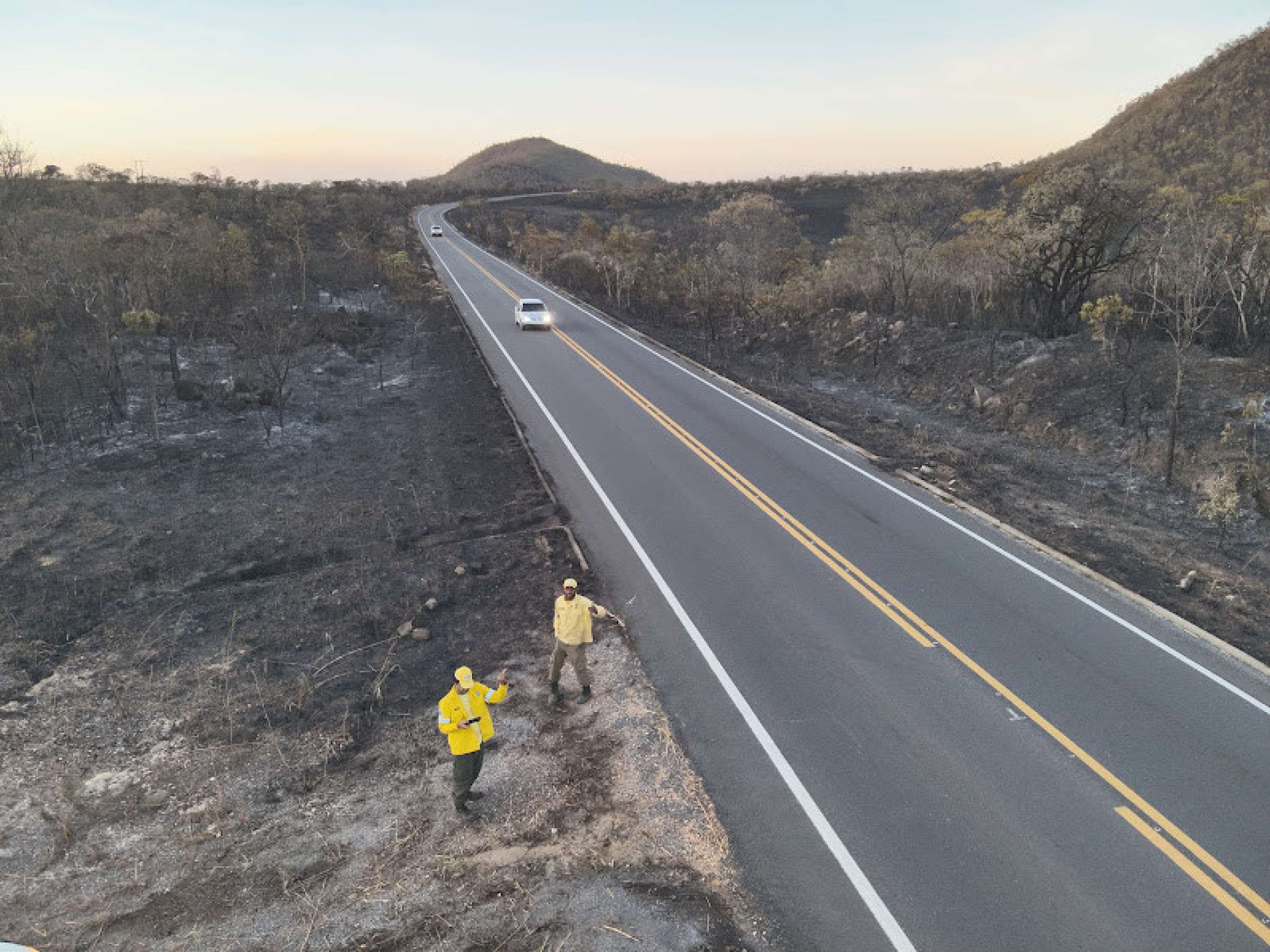 Chapada dos Veadeiros teve 900 hectares atingidos por incêndio