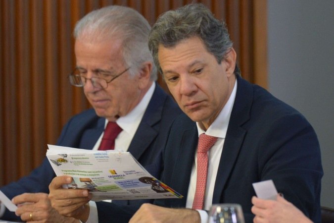 O ministro Fernando Haddad falou também que não viu sentido em o Congresso ter aprovado as bets -  (crédito:  Ed Alves CB/DA Press)