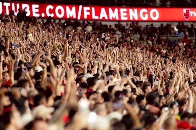 Torcida do Flamengo foi ao delírio com histórica vitória no Maracanã - (crédito: Adriano Fontes/Flamengo) Torcida do Flamengo foi ao delírio com histórica vitória no Maracanã - (crédito: Adriano Fontes/Flamengo)