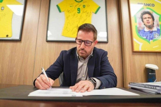 Ramon Menezes convocou a Seleção Sub-20 para a fase final de preparação para a Copa do Mundo -  (crédito: Foto: Jo Marconne / CBF)