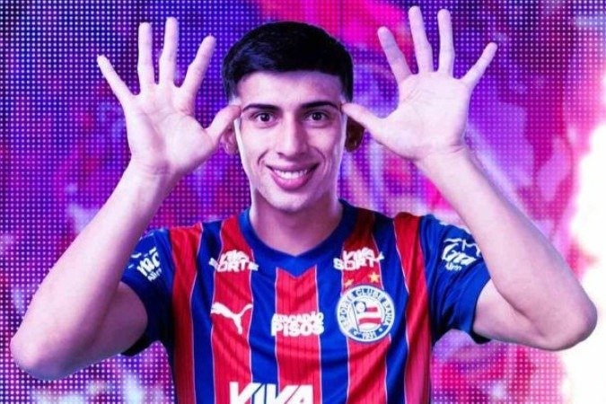 Sanabria vive a expectativa de estrear logo nesta quinta-feira - (crédito: Foto: Divulgação / Bahia) Sanabria vive a expectativa de estrear logo nesta quinta-feira - (crédito: Foto: Divulgação / Bahia)