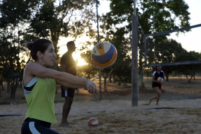 No coração da capital, o Parque da Cidade é um espaço amplo e democrático para práticas esportivas e de qualidade de vida -  (crédito: Minervino Júnior/CB/D.A.Press)
