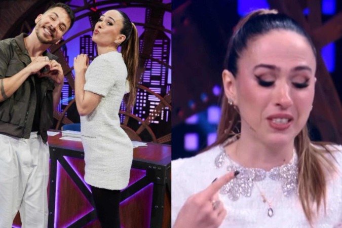 Tatá Werneck escreve carta a Júnior quando criança e sonho se realiza - (crédito: Reprodução/Multishow) Tatá Werneck escreve carta a Júnior quando criança e sonho se realiza - (crédito: Reprodução/Multishow)