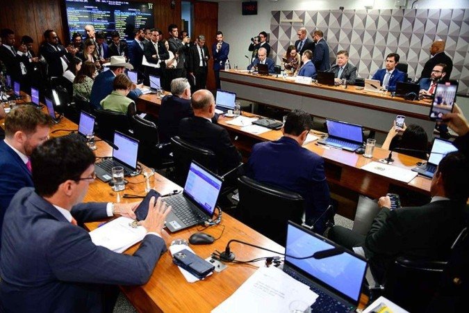 Com o plano aprovado, a comissão deve votar nesta semana a primeira lista de depoentes. - (crédito: Saulo Cruz/Agência Senado) Com o plano aprovado, a comissão deve votar nesta semana a primeira lista de depoentes. - (crédito: Saulo Cruz/Agência Senado)