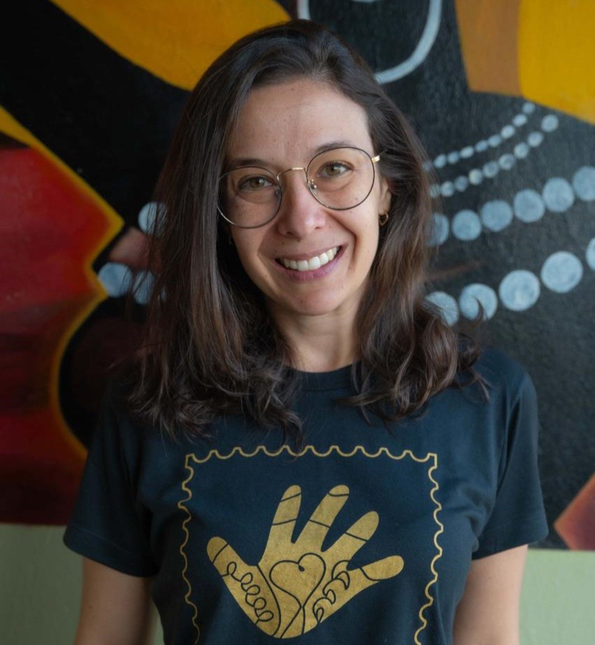 Lívia Lima, professora brasileira voluntária do projeto Nação Ubuntu