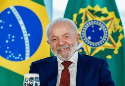Presidente da República, Luiz Inácio Lula da Silva, durante anúncio da nova linha de crédito para Indústria 4.0. Palácio do Planalto -  (crédito: Ricardo Stuckert/PR)