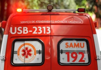 O Samu foi acionado para socorrer a mulher, mas confirmou a morte dela -  (crédito: Alexandre Guzanshe/EM/D.A. Press)