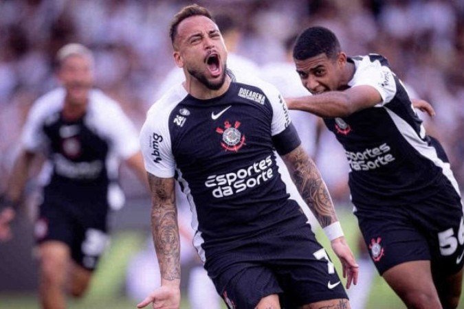 Jogador comemora o primeiro gol do Timão nos 3 a 2 contra o Cruz-Maltino - (crédito: Foto: Rodrigo Coca/Agência Corinthians) Jogador comemora o primeiro gol do Timão nos 3 a 2 contra o Cruz-Maltino - (crédito: Foto: Rodrigo Coca/Agência Corinthians)
