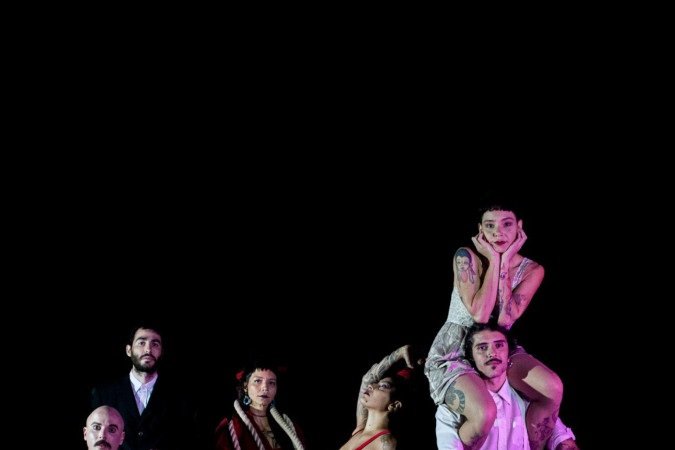 Espetáculo acontece neste sábado (30/8) e reúne circo, teatro e música -  (crédito: Divulgação)