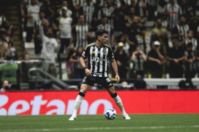 Paraguaio um homem de poucas palavras ao fim da partida - (crédito: Foto: Pedro Souza / Atlético) Paraguaio um homem de poucas palavras ao fim da partida - (crédito: Foto: Pedro Souza / Atlético)