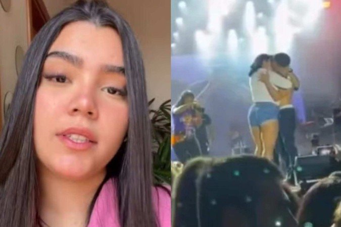 Jovem traída em show de Nattan rompe silêncio e faz revelação -  (crédito: Reprodução/Instagram)