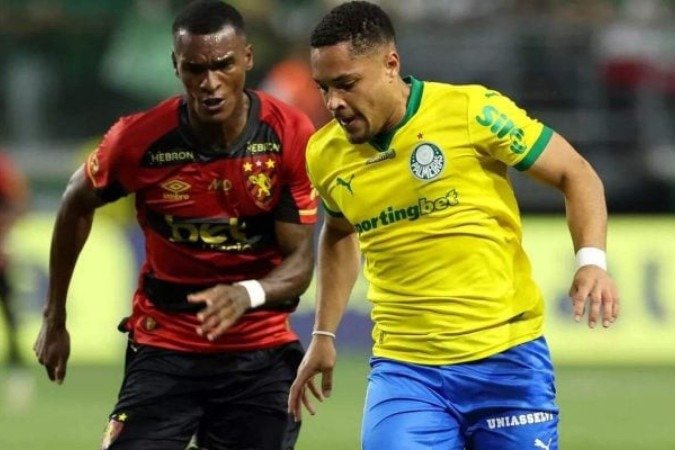 Vitor Roque vive momento iluminado no Palmeiras  -  (crédito: Foto: Cesar Greco/Palmeiras)