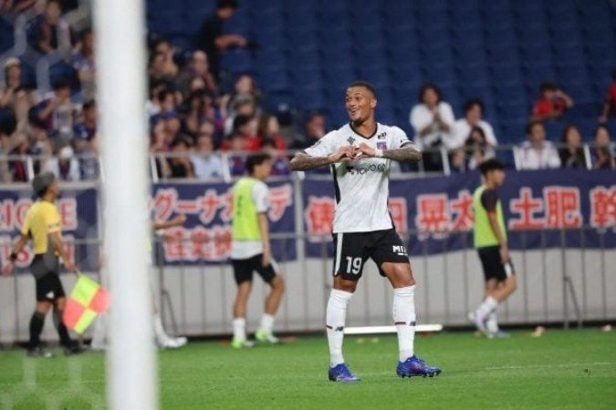 Marcelo Ryan fez dois gols na vitória de sua equipe nesta quarta-feira -  (crédito: Foto: Divulgação/F.C. Tokyo)
