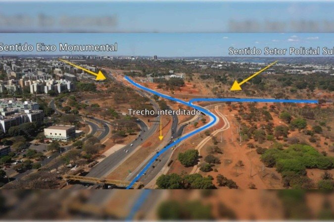 Trânsito da Epig terá mudanças a partir de sexta-feira - (crédito: Divulgação) Trânsito da Epig terá mudanças a partir de sexta-feira - (crédito: Divulgação)