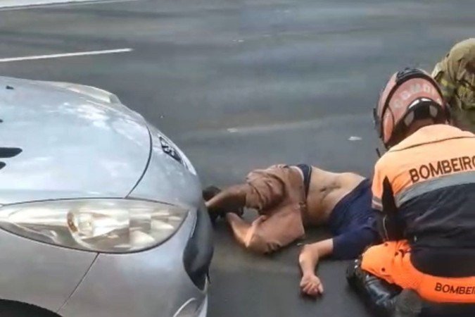 Atropelamento na Hélio Prates - (crédito: Material cedido ao Correio ) Atropelamento na Hélio Prates - (crédito: Material cedido ao Correio )