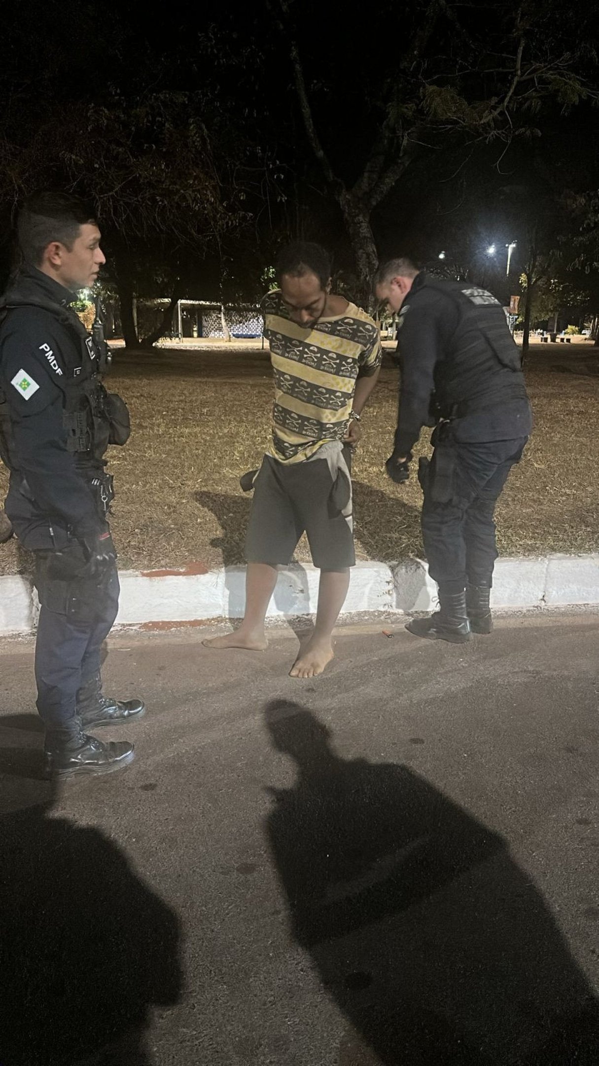 Responsável pelo fogo foi identificado e preso