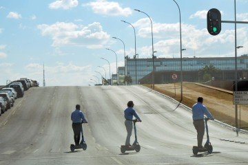 Patinetes elétricos fazem uma vítima a cada 4 dias no DF