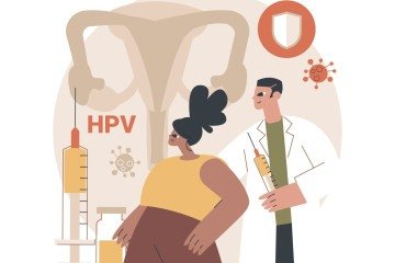 Vacina contra o HPV é considerada pela OMS o principal pilar para eliminar o câncer de colo de útero até 2030. No Brasil, a imunização está disponível gratuitamente no SUS para meninos e meninas de 9 a 14 anos e para grupos especiais até 45 anos -  (crédito: Freepik)